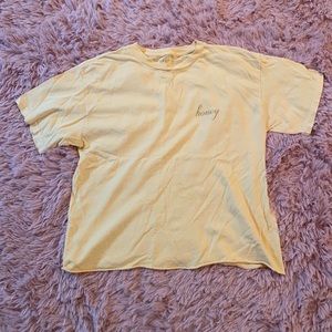 Brandy Melville cropped honey tee.